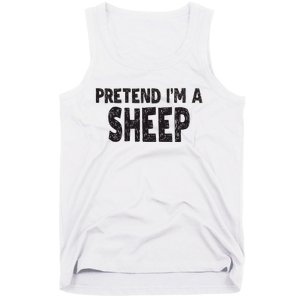 Pretend IM A Easy Lamb Halloween Costume Tank Top