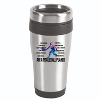Pickleball I Am Trong 16oz Travel Tumbler