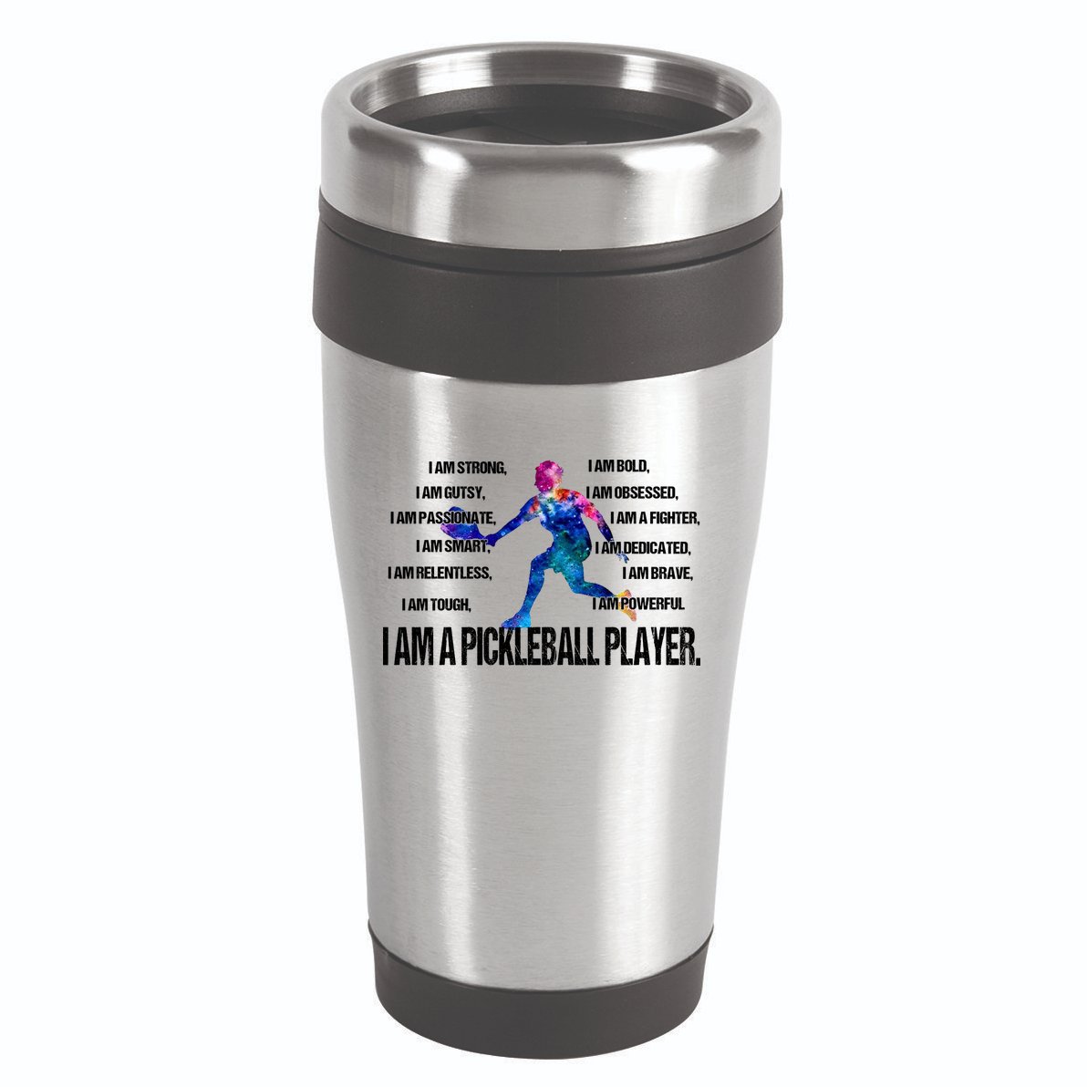 Pickleball I Am Trong 16oz Travel Tumbler