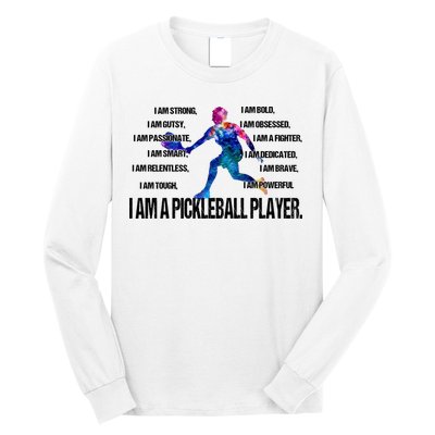 Pickleball I Am Trong Long Sleeve Shirt