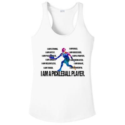 Pickleball I Am Trong Ladies PosiCharge Competitor Racerback Tank