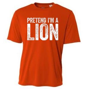 Pretend IM A Lion Matching Costume Cooling Performance Crew T-Shirt