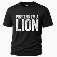 Pretend IM A Lion Matching Costume Cooling Performance Crew T-Shirt