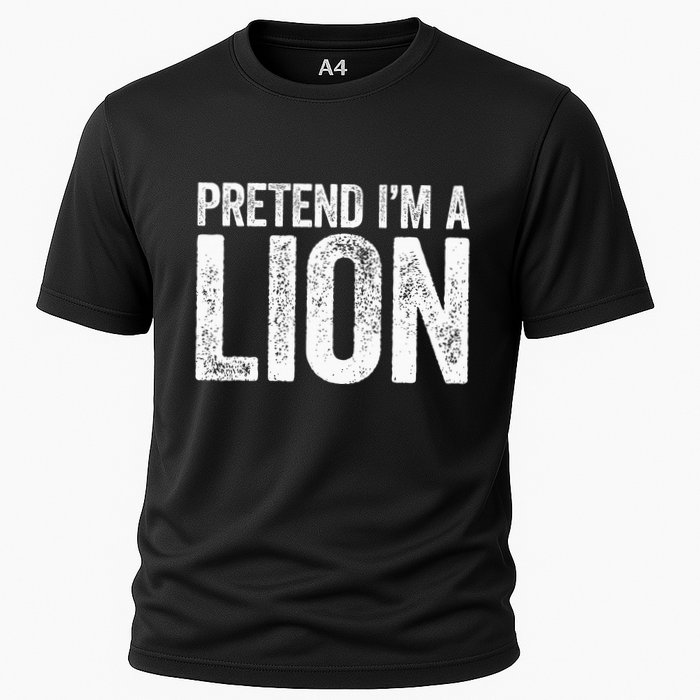 Pretend IM A Lion Matching Costume Cooling Performance Crew T-Shirt
