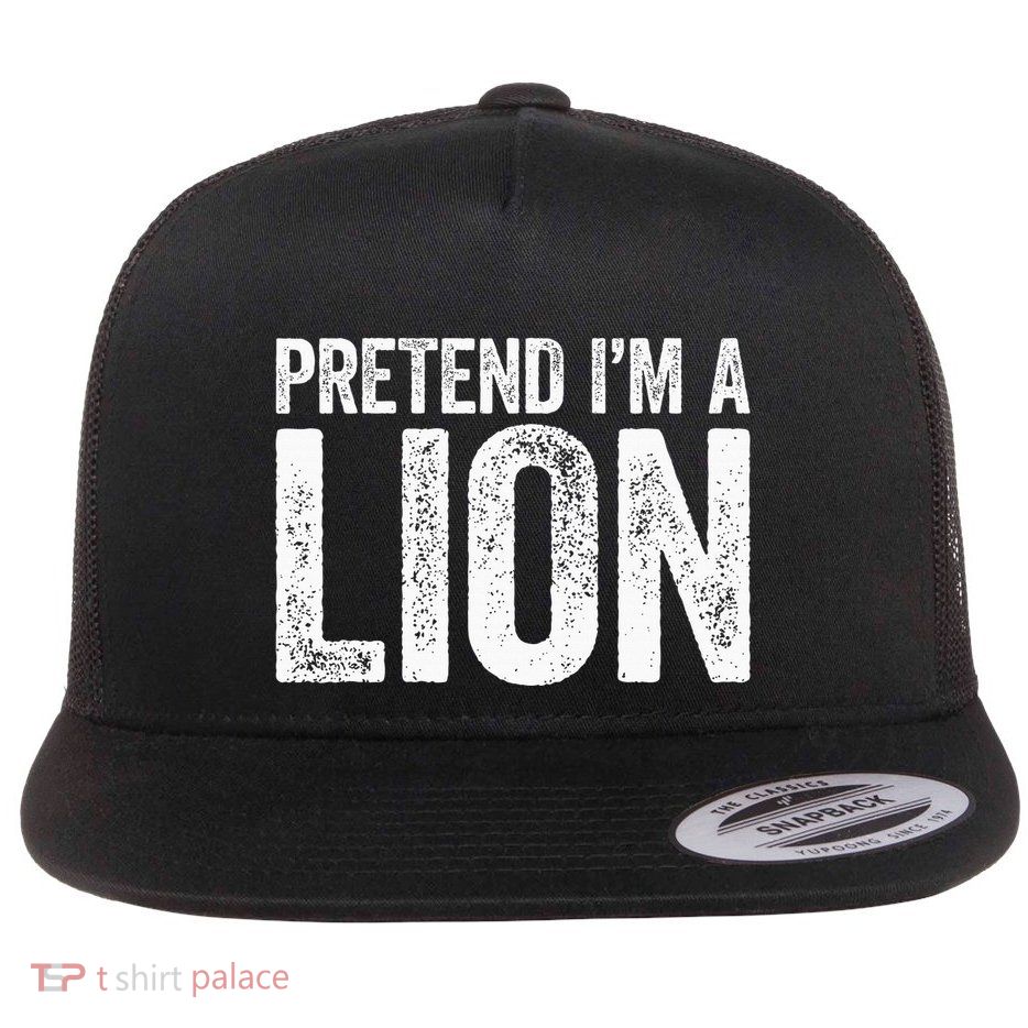 Pretend IM A Lion Matching Costume Flatbill Hat