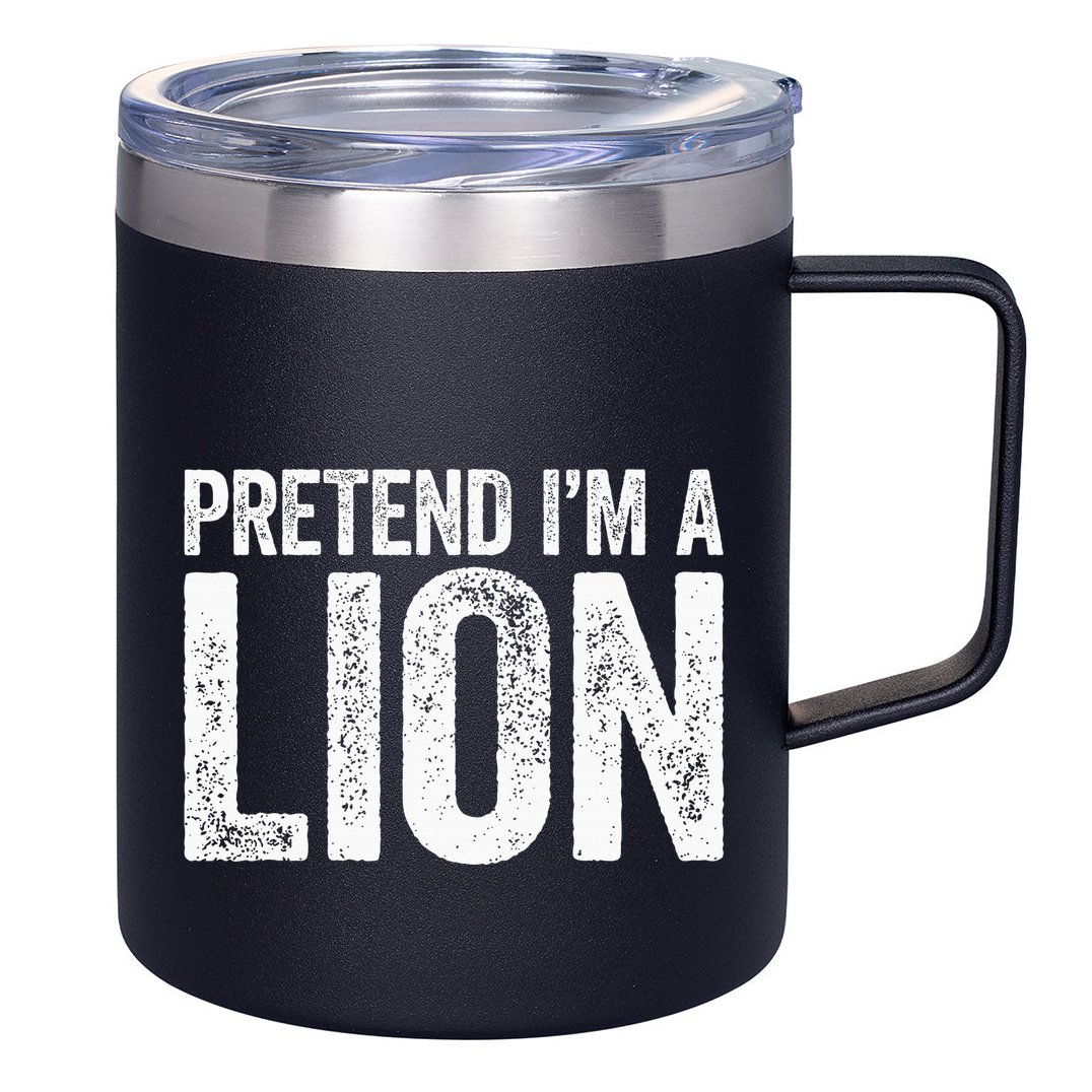 Pretend IM A Lion Matching Costume 12oz Stainless Steel Coffee Mug