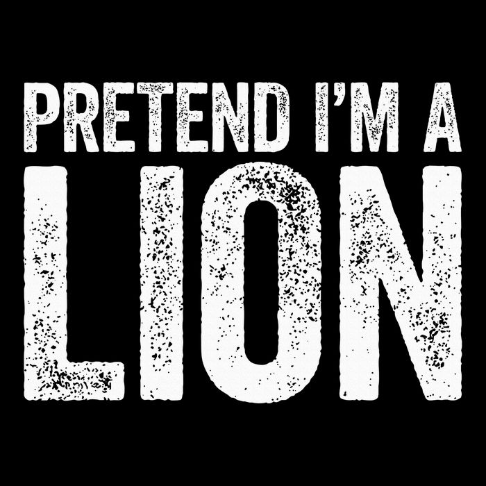 Pretend IM A Lion Matching Costume Youth Performance Sprint T-Shirt