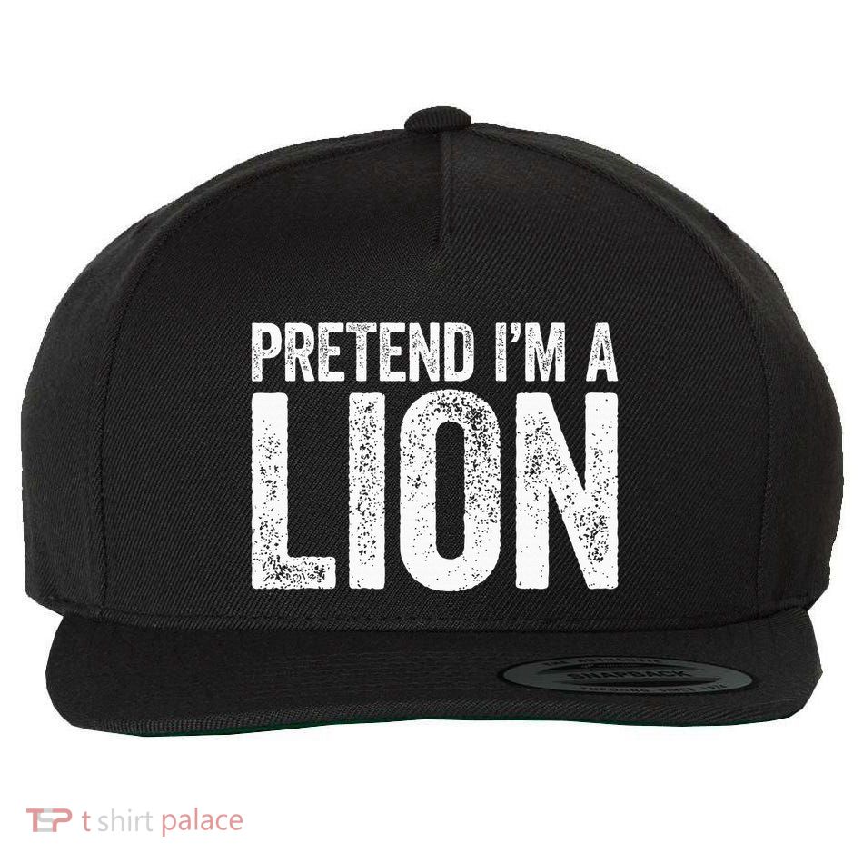 Pretend IM A Lion Matching Costume Wool Snapback Cap