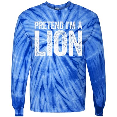 Pretend IM A Lion Matching Costume Tie-Dye Long Sleeve Shirt