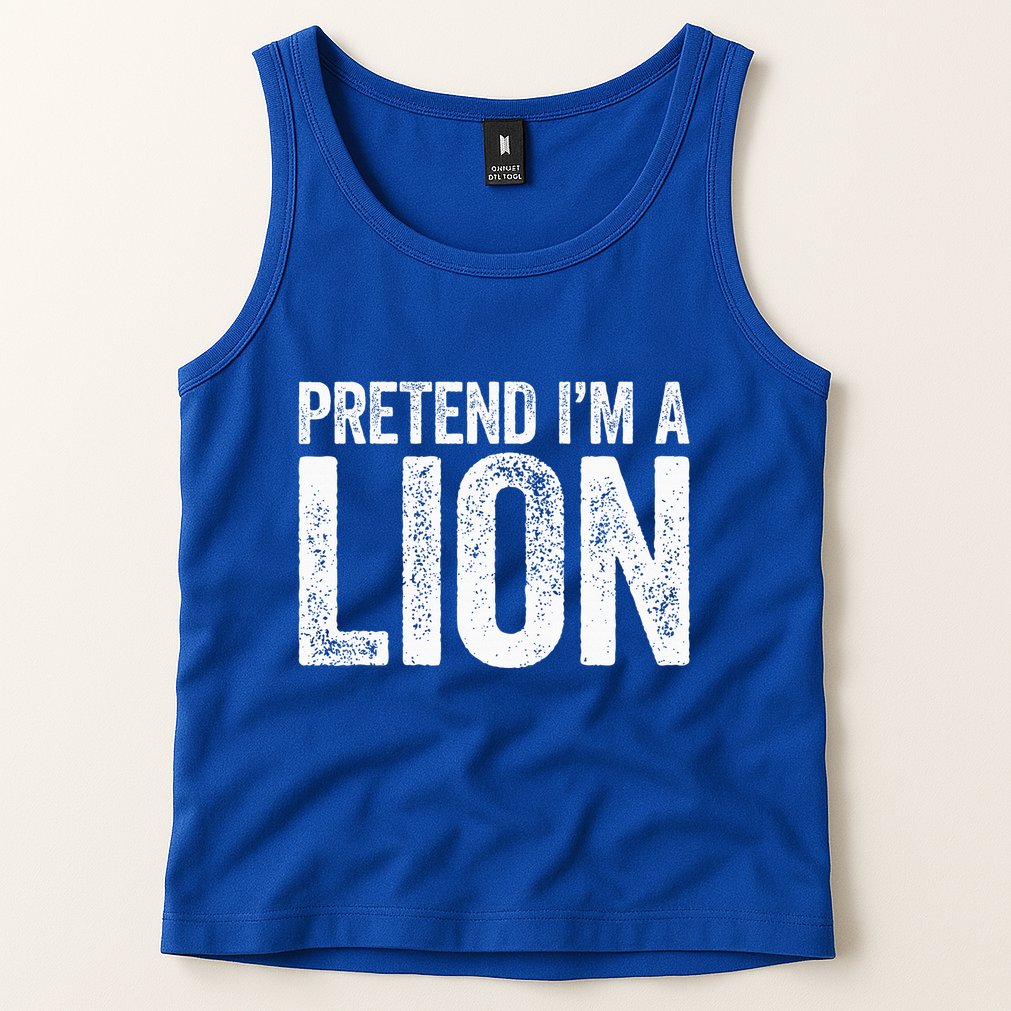 Pretend IM A Lion Matching Costume Tank Top