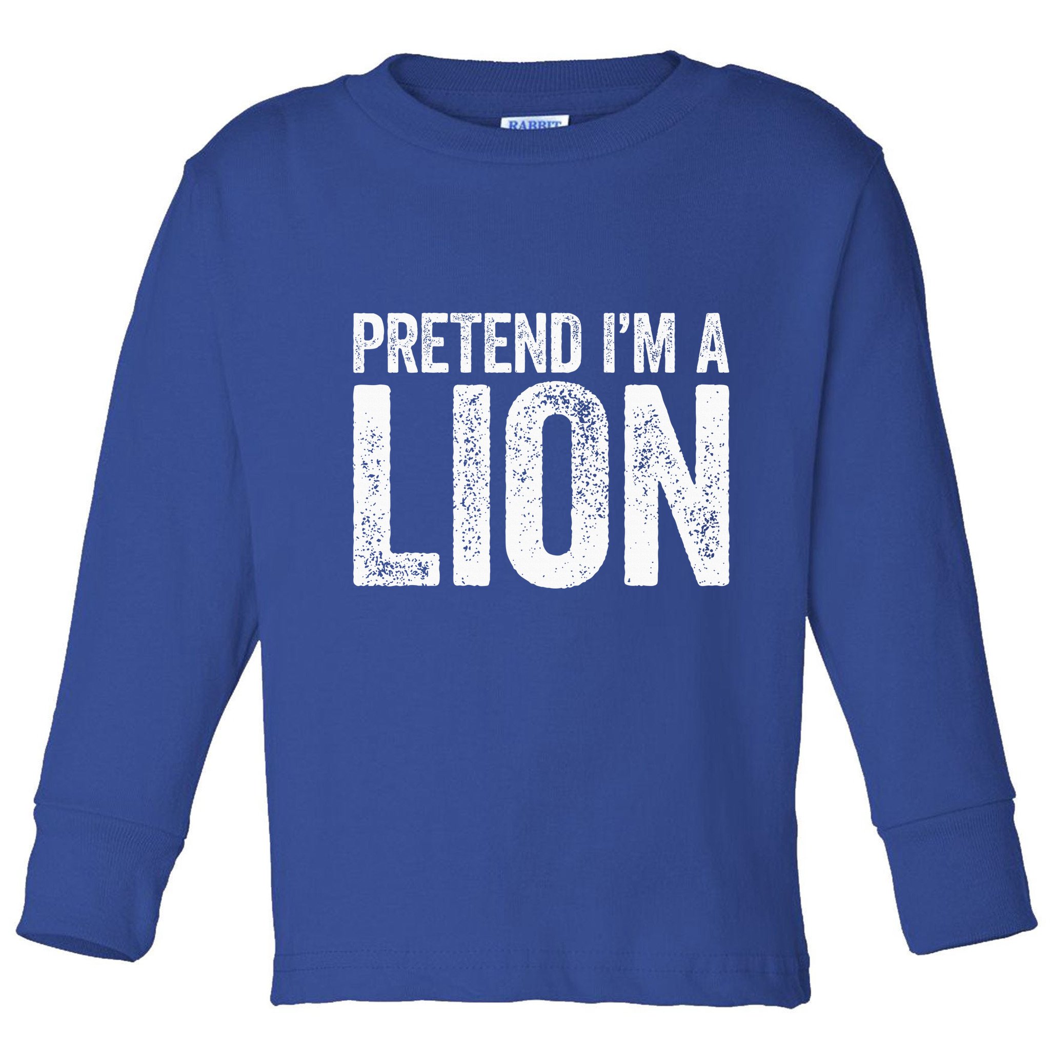 Pretend IM A Lion Matching Costume Toddler Long Sleeve Shirt