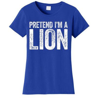 Pretend IM A Lion Matching Costume Women's T-Shirt