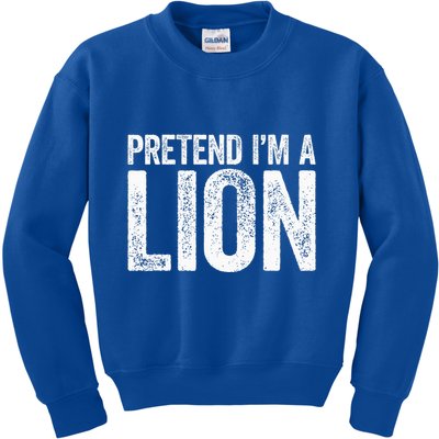 Pretend IM A Lion Matching Costume Kids Sweatshirt