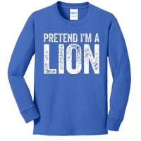 Pretend IM A Lion Matching Costume Kids Long Sleeve Shirt