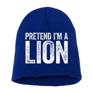 Pretend IM A Lion Matching Costume Short Acrylic Beanie