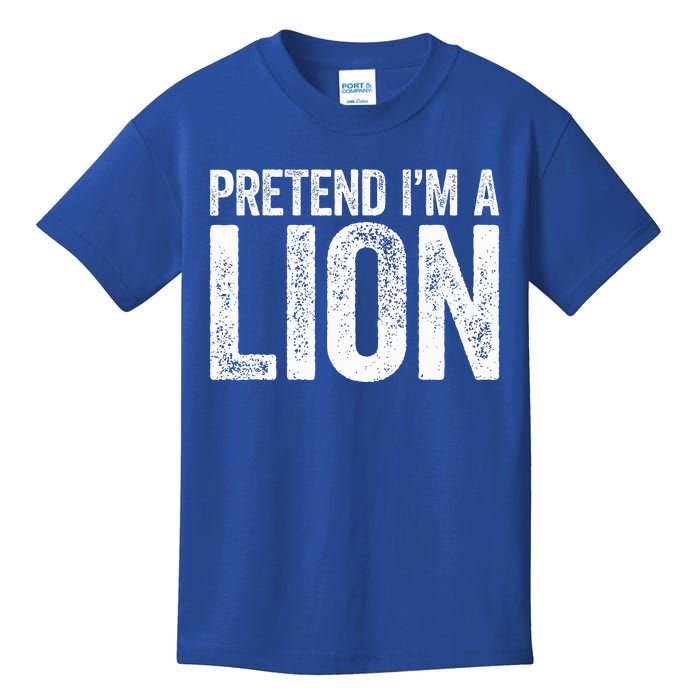 Pretend IM A Lion Matching Costume Kids T-Shirt