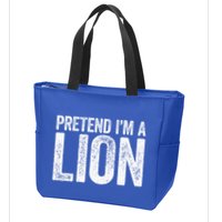 Pretend IM A Lion Matching Costume Zip Tote Bag