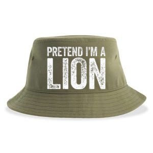 Pretend IM A Lion Matching Costume Sustainable Bucket Hat