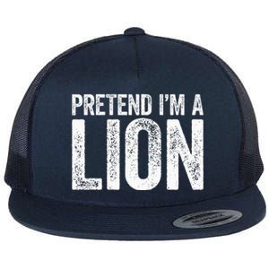 Pretend IM A Lion Matching Costume Flat Bill Trucker Hat