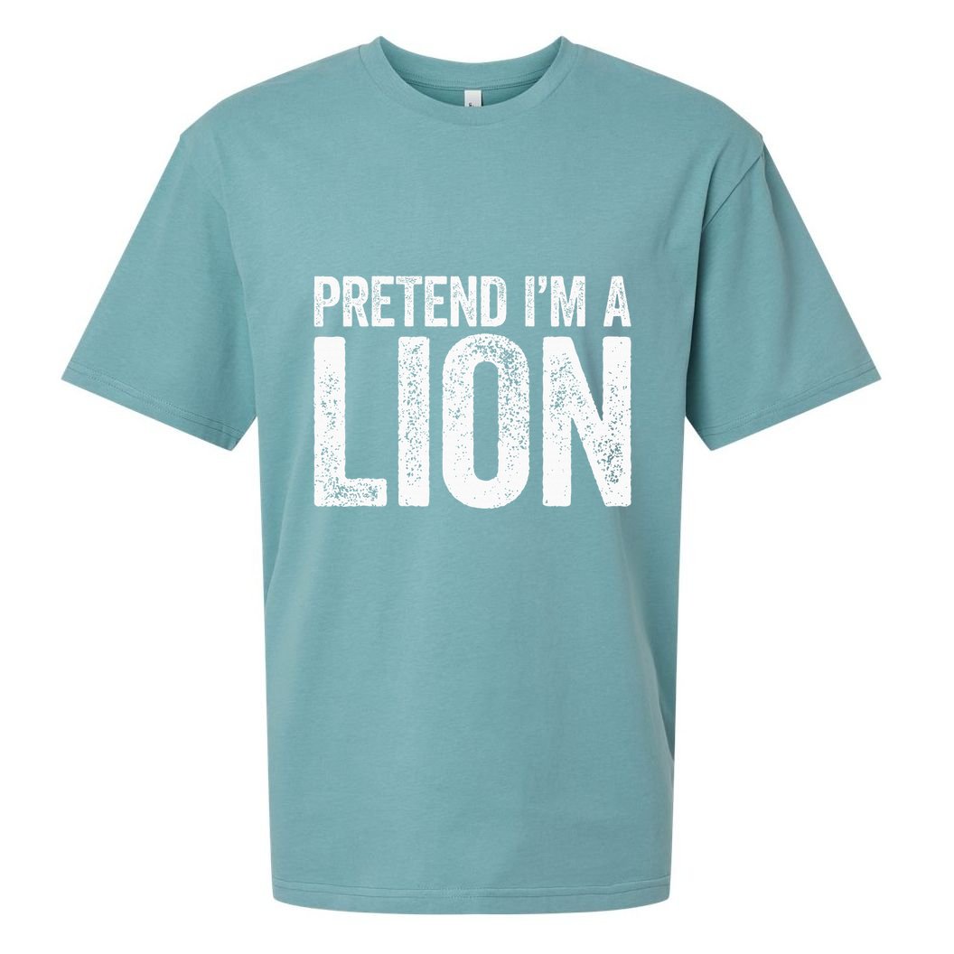Pretend IM A Lion Matching Costume Sueded Cloud Jersey T-Shirt