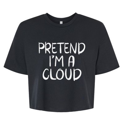 Pretend Im A Cloud Family Lazy Halloween Party Bella+Canvas Jersey Crop Tee