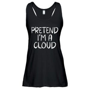 Pretend Im A Cloud Family Lazy Halloween Party Ladies Essential Flowy Tank