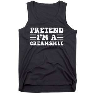 Pretend IM A Creamsicle Funny Halloween Tank Top