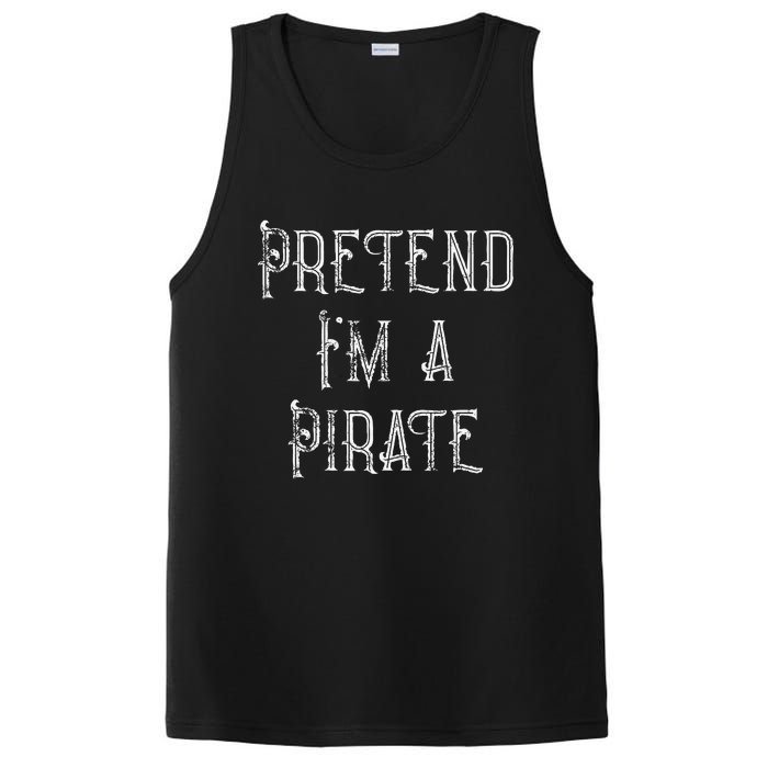 Pretend IM A Pirate Lazy Halloween PosiCharge Competitor Tank