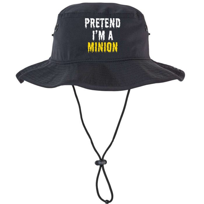 Pretend IM A Minion Halloween Party Funny Lazy Legacy Cool Fit Booney Bucket Hat