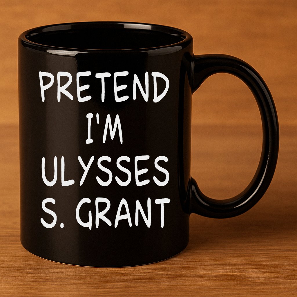 Pretend I'm A Ulysses S. Grant Costume 18th Us President 11oz C Handle Ceramic Mug