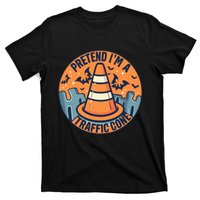 PRETEND IM A TRAFFIC CONE Halloween Costume T-Shirt