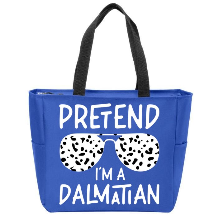 Pretend Im A Dalmatian Costume Funny Halloween Party Meaningful Gift Zip Tote Bag