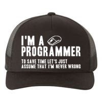 Programmer Is Always Right Software Engineer Programming Gift Yupoong Adult 5-Panel Trucker Hat
