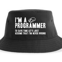 Programmer Is Always Right Software Engineer Programming Gift Sustainable Bucket Hat