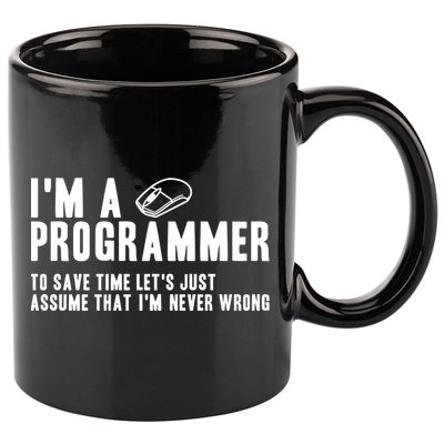 Programmer Is Always Right Software Engineer Programming Gift 11oz C Handle Ceramic Mug