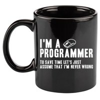 Programmer Is Always Right Software Engineer Programming Gift 11oz C Handle Ceramic Mug