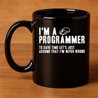 Programmer Is Always Right Software Engineer Programming Gift 11oz C Handle Ceramic Mug