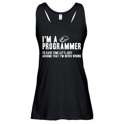 Programmer Is Always Right Software Engineer Programming Gift Ladies Essential Flowy Tank