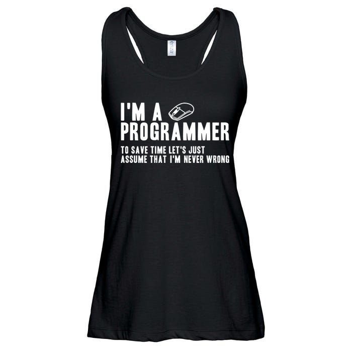 Programmer Is Always Right Software Engineer Programming Gift Ladies Essential Flowy Tank