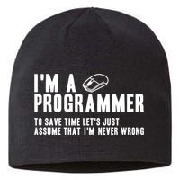 Programmer Is Always Right Software Engineer Programming Gift Sustainable Beanie
