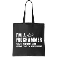 Programmer Is Always Right Software Engineer Programming Gift Bag