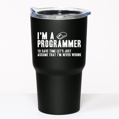 Programmer Is Always Right Software Engineer Programming Gift Tumbler