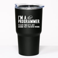 Programmer Is Always Right Software Engineer Programming Gift Tumbler