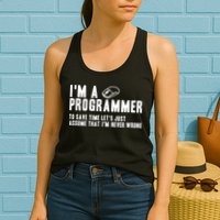 Programmer Is Always Right Software Engineer Programming Gift Womens Tank Top