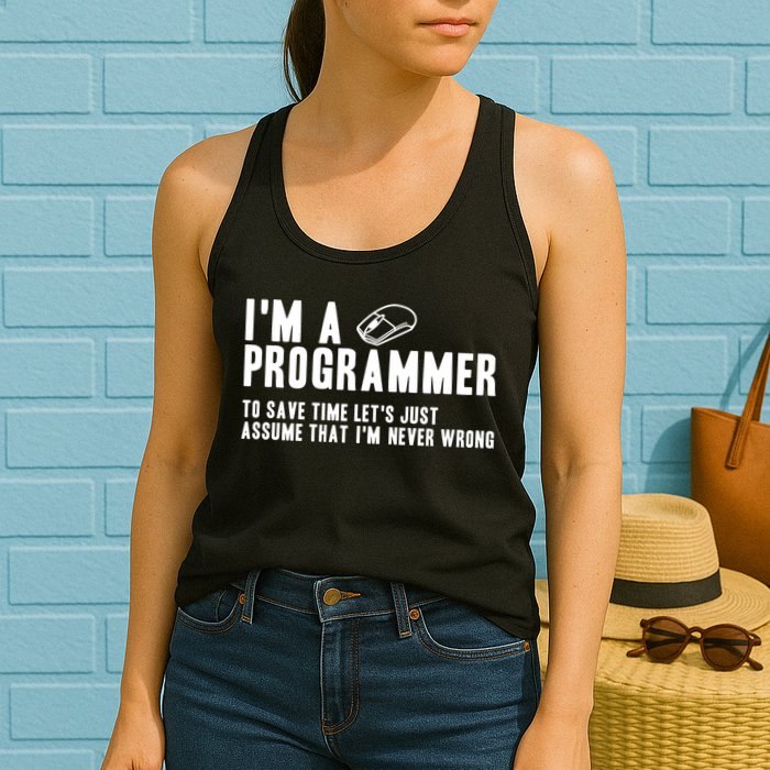 Programmer Is Always Right Software Engineer Programming Gift Womens Tank Top