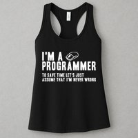Programmer Is Always Right Software Engineer Programming Gift Womens Tank Top
