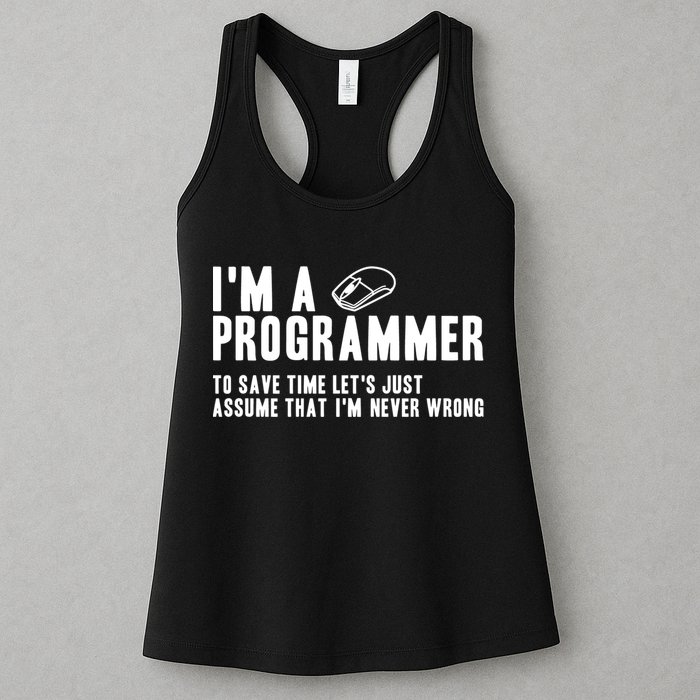 Programmer Is Always Right Software Engineer Programming Gift Womens Tank Top