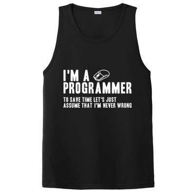 Programmer Is Always Right Software Engineer Programming Gift PosiCharge Competitor Tank