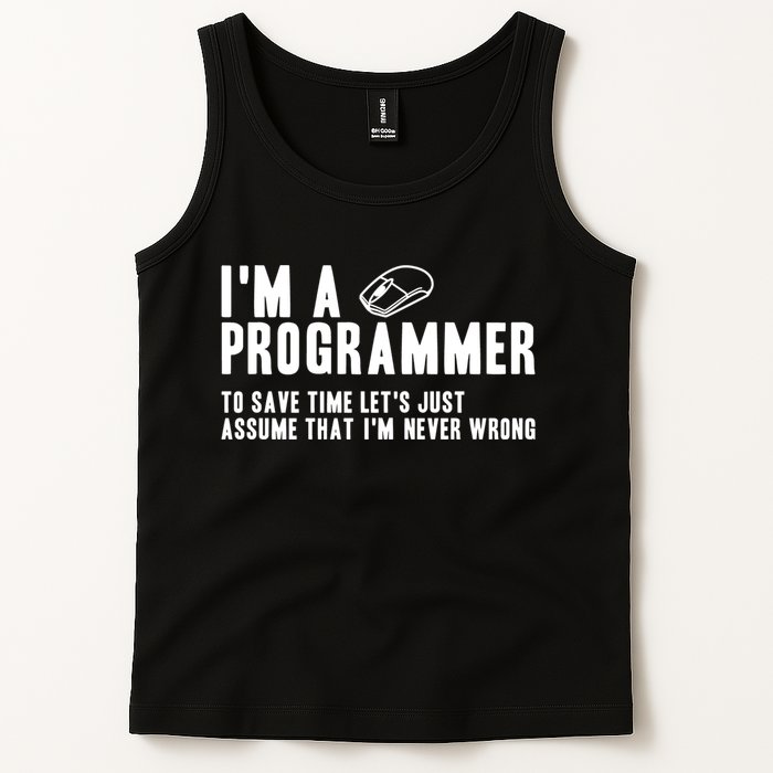 Programmer Is Always Right Software Engineer Programming Gift Tank Top