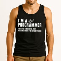 Programmer Is Always Right Software Engineer Programming Gift Tank Top